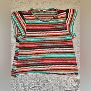 Zara Multicolor Striped Blouse